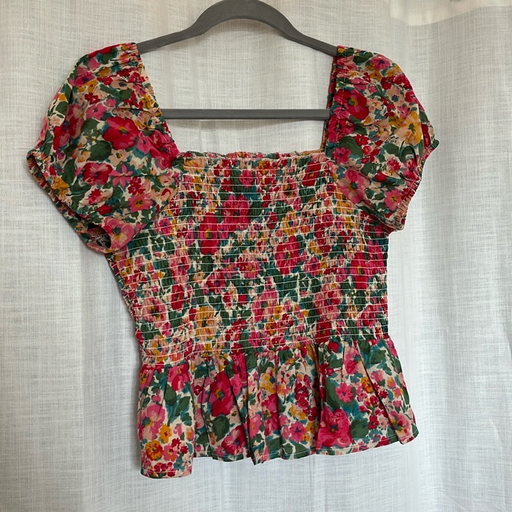 Women’s Floral Blouse - Size Small